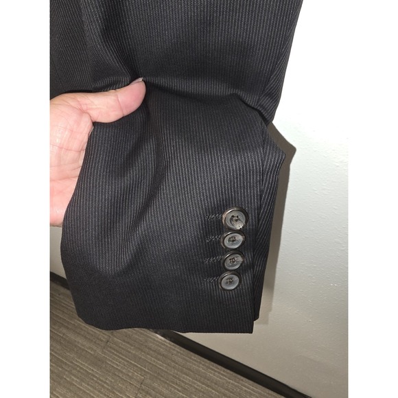 Ralph Lauren Pinstripe 2 Button Wool Blend Blazer Sports Coat Jacket - Picture 6 of 13